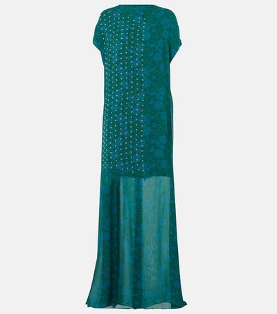 Dries Van Noten Dries Van Noten Printed embellished maxi dress