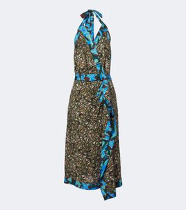 Dries Van Noten Dries Van Noten Printed halterneck midi dress