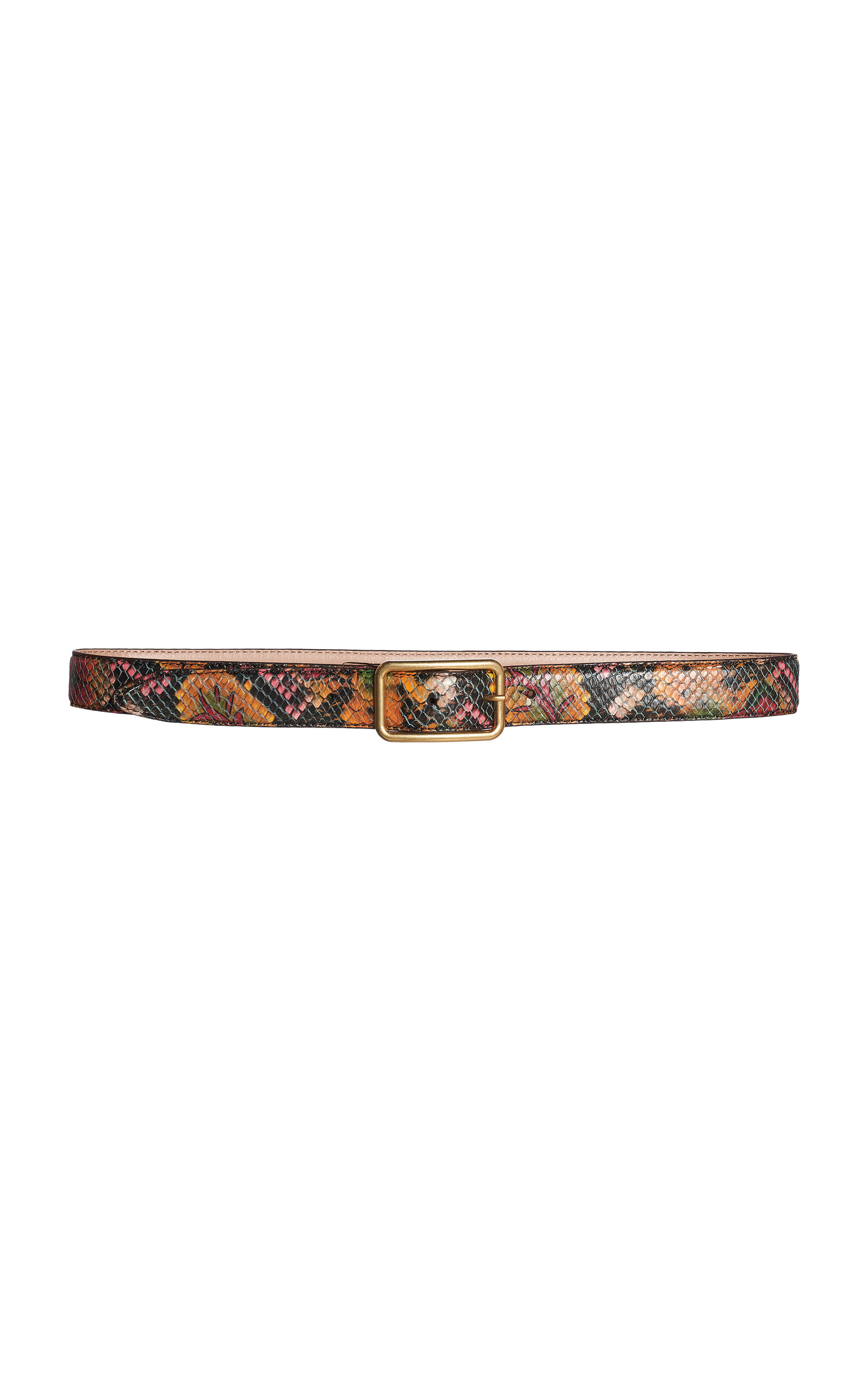 Dries Van Noten Dries Van Noten Printed Leather Belt