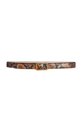 Dries Van Noten Dries Van Noten Printed Leather Belt
