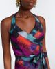 Dries Van Noten Dries Van Noten Printed moiré wrap top - 3