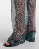 Dries Van Noten Dries Van Noten Printed sheer silk wide-leg pants - 4