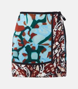 Dries Van Noten Dries Van Noten Printed wrap skirt