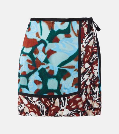 Dries Van Noten Dries Van Noten Printed wrap skirt