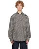 Dries Van Noten Dries Van Noten Purple & Green Cotton Shirt - 1