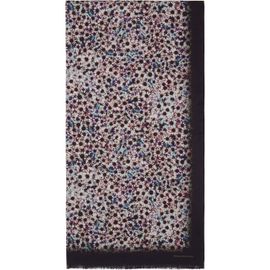 Dries Van Noten Dries Van Noten Purple & Green Printed Satin Scarf
