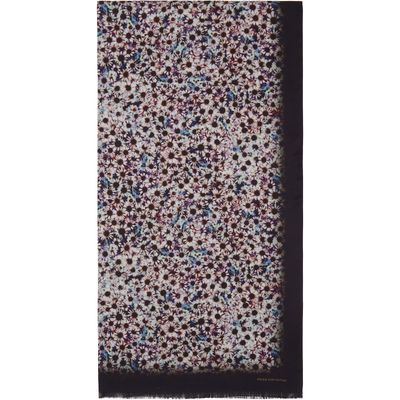 Dries Van Noten Dries Van Noten Purple & Green Printed Satin Scarf