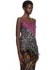 Dries Van Noten Dries Van Noten Purple & Green Silk Top - 2