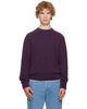 Dries Van Noten Dries Van Noten Purple Alpaca Sweater - 1