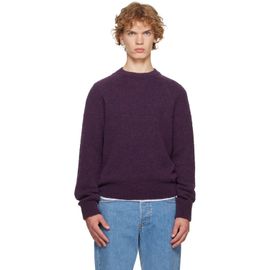 Dries Van Noten Dries Van Noten Purple Alpaca Sweater