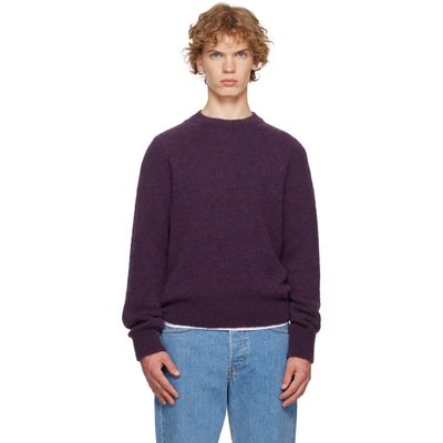Dries Van Noten Dries Van Noten Purple Alpaca Sweater