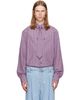 Dries Van Noten Dries Van Noten Purple Checkered Tie & Shirt - 1