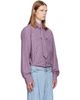 Dries Van Noten Dries Van Noten Purple Checkered Tie & Shirt - 2