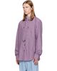 Dries Van Noten Dries Van Noten Purple Checkered Tie & Shirt - 4