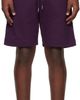 Dries Van Noten Dries Van Noten Purple Drawstring Shorts - 1
