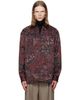 Dries Van Noten Dries Van Noten Purple Padded Floral Overshirt - 1