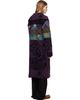 Dries Van Noten Dries Van Noten Purple Patchwork Wool Cardigan Coat - 3