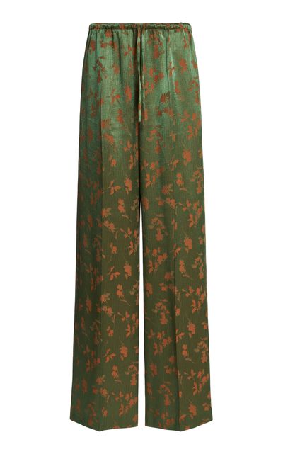 Dries Van Noten Dries Van Noten Puvis Floral Jacquard WideLeg Pants