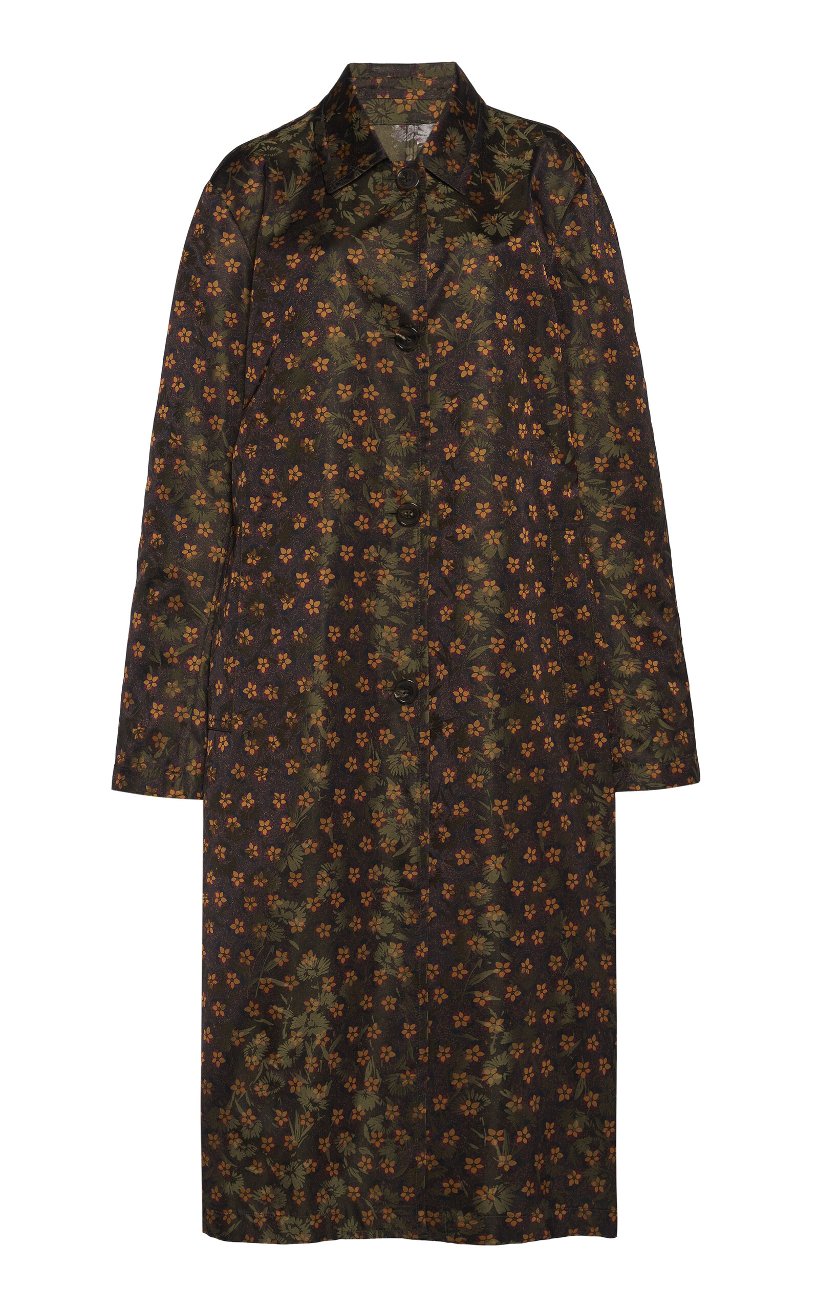Dries Van Noten Dries Van Noten Raltonel Floral Mac Coat