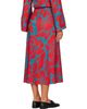 Dries Van Noten Dries Van Noten Red & Blue Floral Maxi Skirt - 3