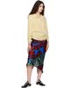 Dries Van Noten Dries Van Noten Red & Blue Printed Midi Skirt - 4
