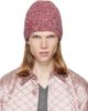 Dries Van Noten Dries Van Noten Red Embroidered Beanie - 1