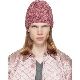 Dries Van Noten Dries Van Noten Red Embroidered Beanie
