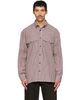 Dries Van Noten Dries Van Noten Red Loose Flannel Shirt - 1