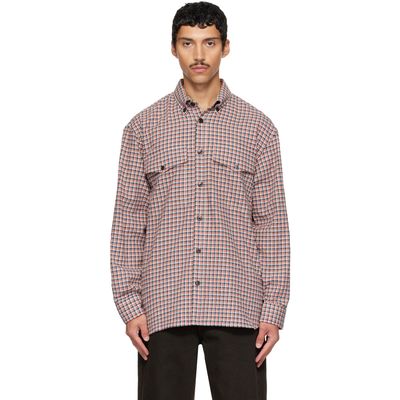 Dries Van Noten Dries Van Noten Red Loose Flannel Shirt