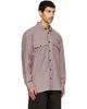 Dries Van Noten Dries Van Noten Red Loose Flannel Shirt - 2