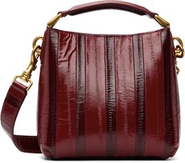 Dries Van Noten Dries Van Noten Red Small Leather Crossbody Bag