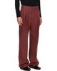Dries Van Noten Dries Van Noten Red Straight-Leg Wool Trousers - 2