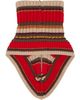Dries Van Noten Dries Van Noten Red Wool Zip Collar Scarf - 2
