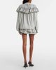 Dries Van Noten Dries Van Noten Ruffled asymmetric cotton miniskirt - 3