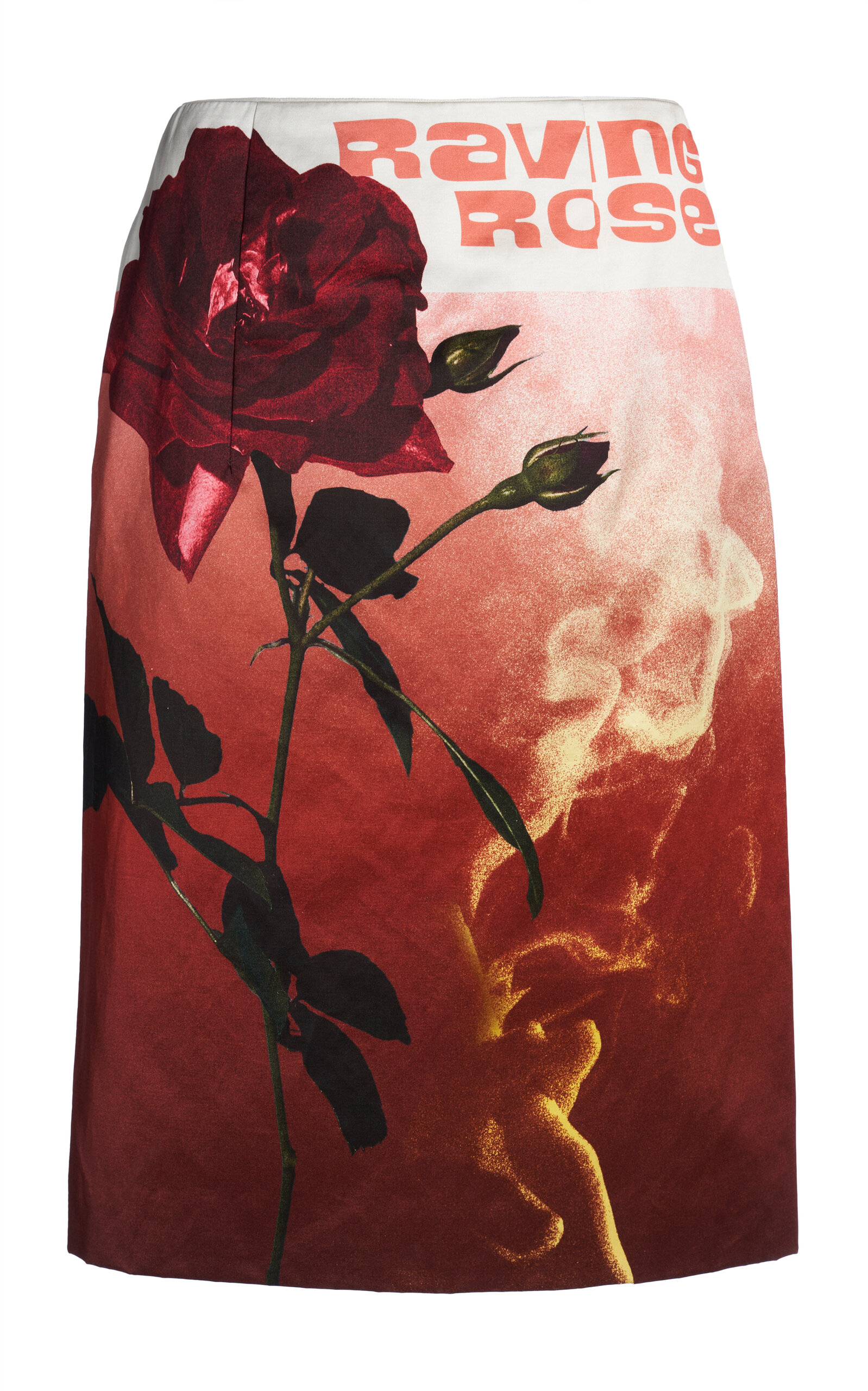 Dries Van Noten Dries Van Noten Sarona RosePrinted CottonBlend Midi Skirt