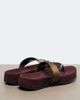 Dries Van Noten Dries Van Noten Satin and leather thong sandals - 4