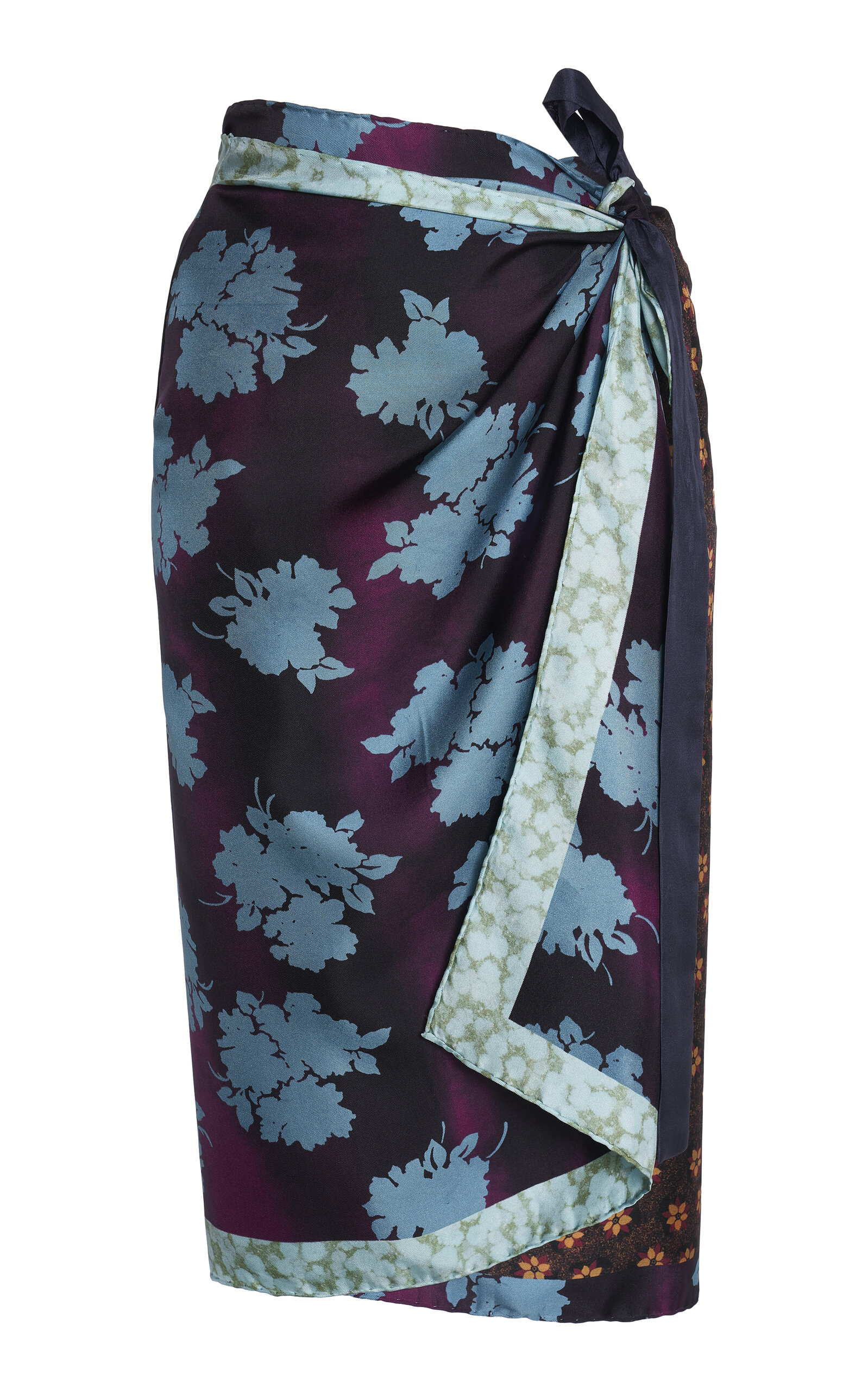 Dries Van Noten Dries Van Noten Scarfy Silk Wrap Skirt
