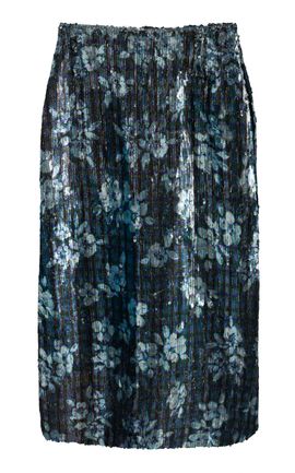 Dries Van Noten Dries Van Noten Sentista Embellished Midi Skirt