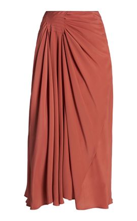 Dries Van Noten Dries Van Noten Siletta Draped Midi Skirt