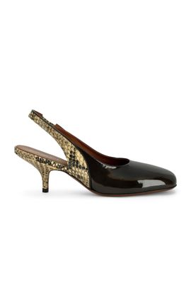Dries Van Noten Dries Van Noten Slingback Leather Pumps