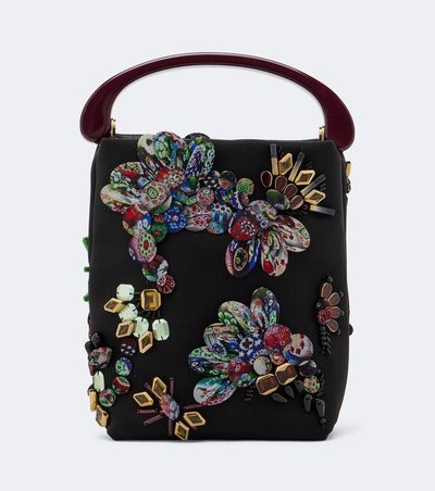 Dries Van Noten Dries Van Noten Small embellished top-handle bag