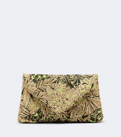 Dries Van Noten Dries Van Noten Small floral jacquard clutch