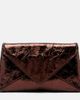 Dries Van Noten Dries Van Noten Small metallic leather clutch - 1