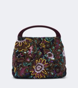 Dries Van Noten Dries Van Noten Small sequined top-handle bag