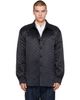 Dries Van Noten Dries Van Noten SSENSE Exclusive Black Quilted Silk Jacket - 1