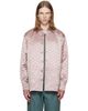 Dries Van Noten Dries Van Noten SSENSE Exclusive Pink Quilted Silk Jacket - 1