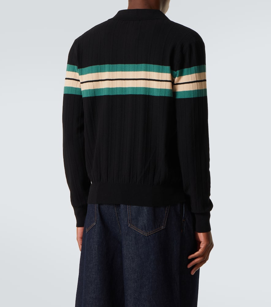 Dries Van Noten - Striped polo sweater