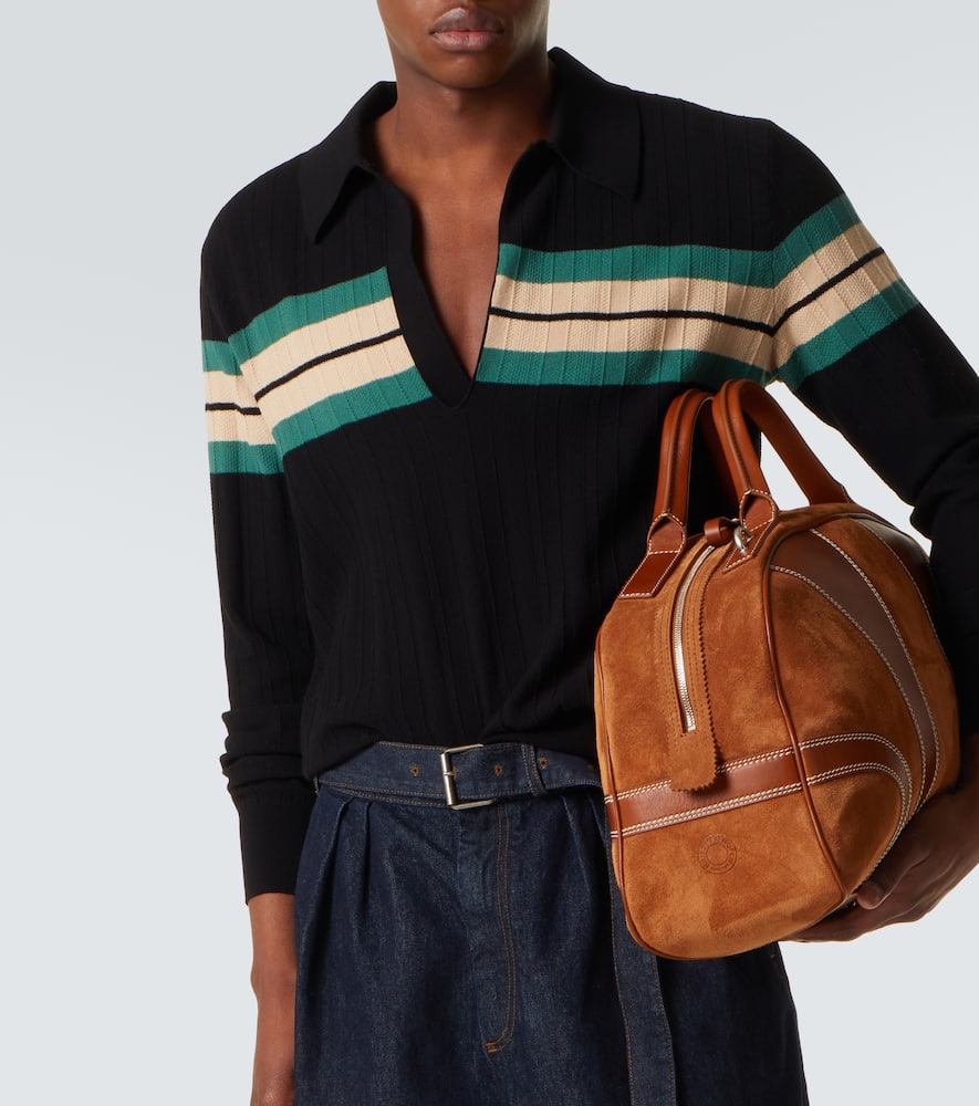 DRIES VAN NOTEN “STRIPE SWEATER POLO” Dries Van Noten Tuno Stripe Merino Wool Polo Sweater | Nordstrom