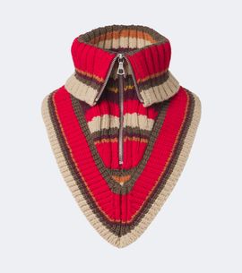 Dries Van Noten Dries Van Noten Striped wool zip-up collar