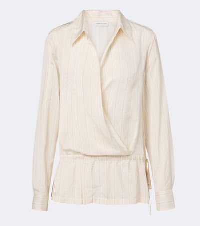 Dries Van Noten Dries Van Noten Striped wrap top